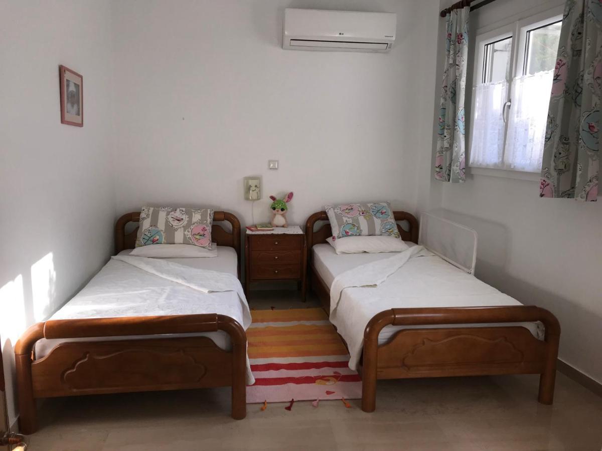 Schoenes Familienappartement In Pelekas, Corfu Mit Meerblick Dış mekan fotoğraf