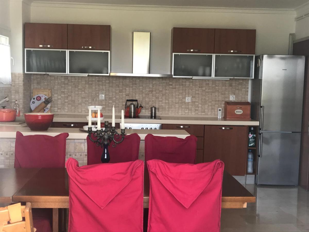 Schoenes Familienappartement In Pelekas, Corfu Mit Meerblick Dış mekan fotoğraf