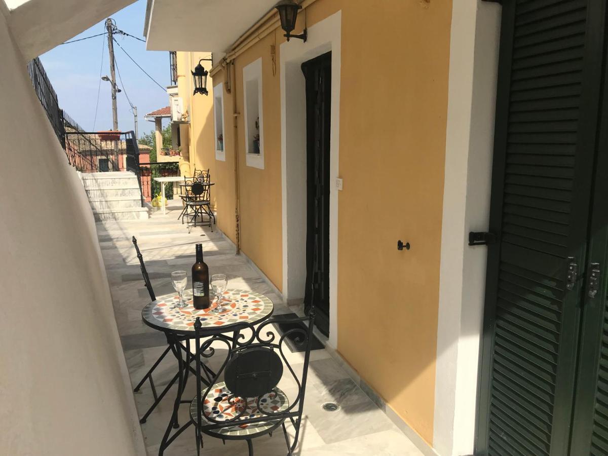 Schoenes Familienappartement In Pelekas, Corfu Mit Meerblick Dış mekan fotoğraf