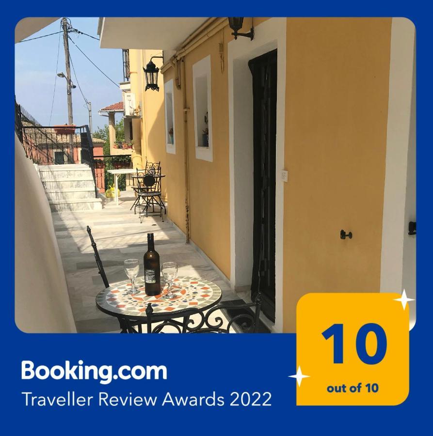 Schoenes Familienappartement In Pelekas, Corfu Mit Meerblick Dış mekan fotoğraf